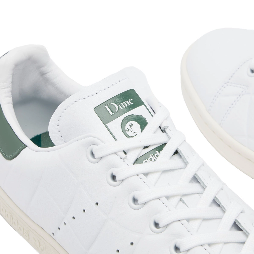 Adidas Originals Men's x Dime Stan Smith Ftwr White/Collegiate Green/Green Oxide